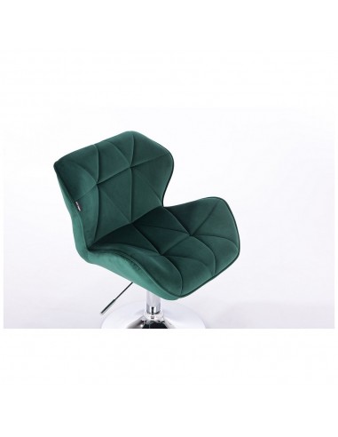 Hroove Salon Chair - Green Velour Bella Furniture Ireland BFHR111N