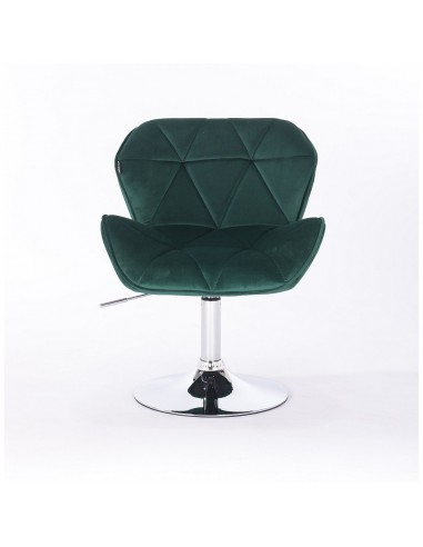Hroove Salon Chair - Green Velour Bella Furniture Ireland BFHR111N