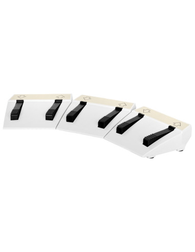 Foot drive for the Azzurro cosmetic chair, 3 arc motors