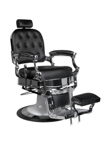 Gabbiano Ernesto barber chair in black