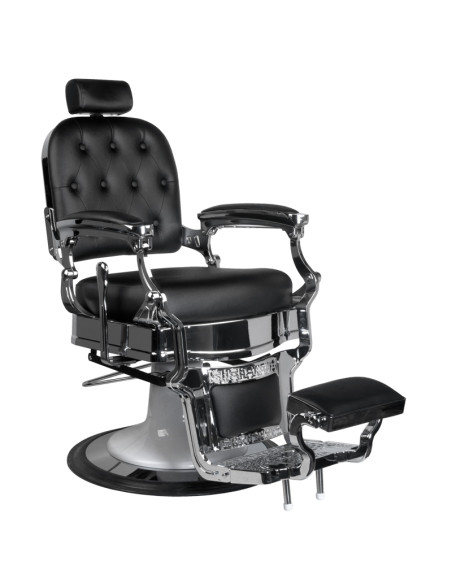 Gabbiano Ernesto barber chair in black