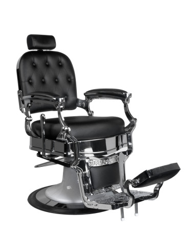 Gabbiano Ernesto barber chair in black