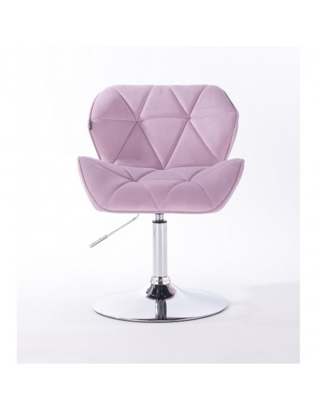 Hroove Salon Chair - Lavender Velour Bella Furniture Ireland BFHR111N