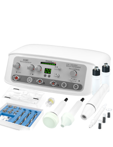 Elegante 1897 device 5in1 micro + vacuum + darsonval + ultrasounds + spray