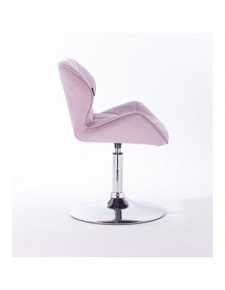 Hroove Salon Chair - Lavender Velour Bella Furniture Ireland BFHR111N