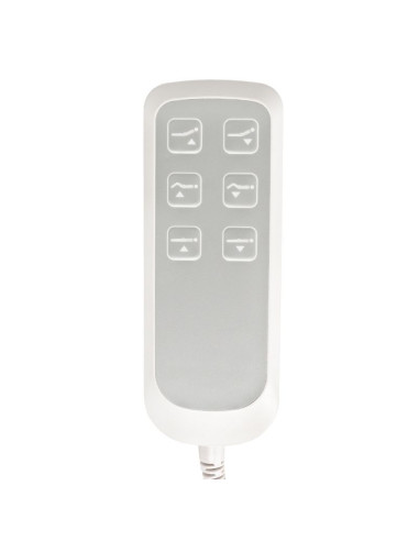 Electric cosmetic chair lux 273b + stool 304 white