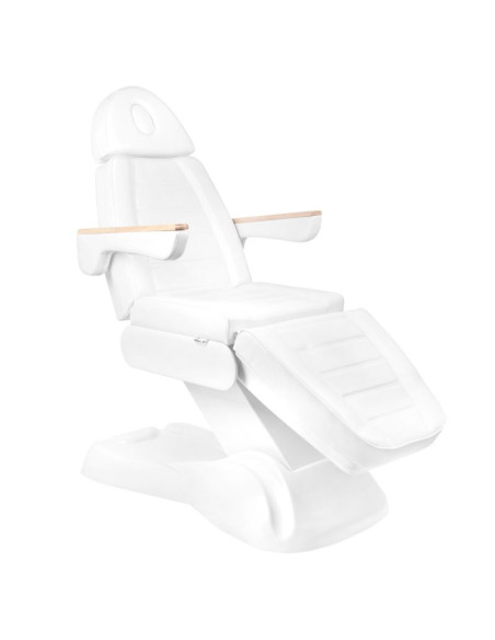 Electric cosmetic chair lux 273b + stool 304 white