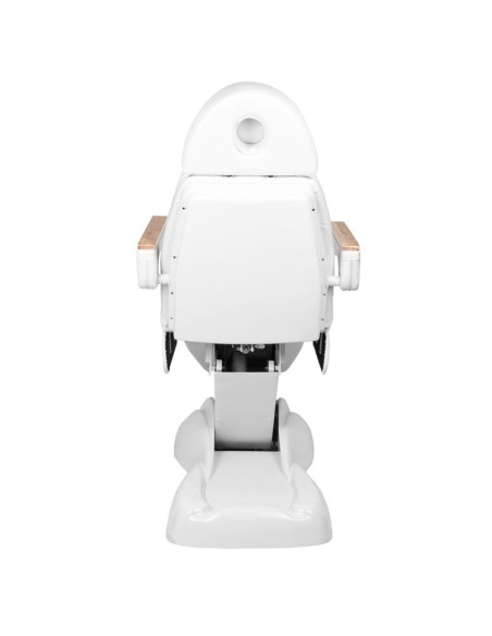 Electric cosmetic chair lux 273b + stool 304 white