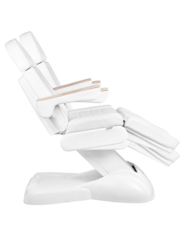 Electric cosmetic chair lux 273b + stool 304 white