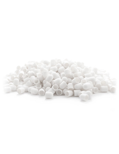 Exo Abrasive cap 10mm / 80 500 pcs hard cap white