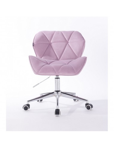 Hroove Chair On Wheels - Lavender Velour Bella Furniture Ireland BFHR111K