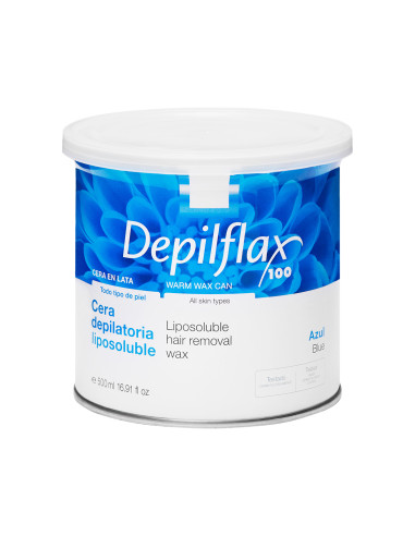 Depilflax depilatory wax can 500ml azulene