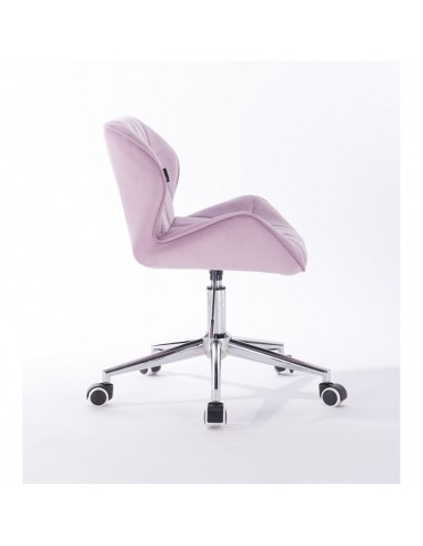 Hroove Chair On Wheels - Lavender Velour Bella Furniture Ireland BFHR111K