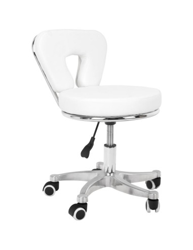 Cosmetic stool for pedicure 9266 white