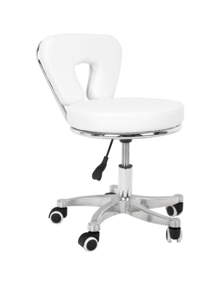 Cosmetic stool for pedicure 9266 white