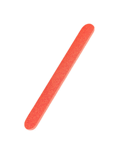 Straight file Teflon 80 red