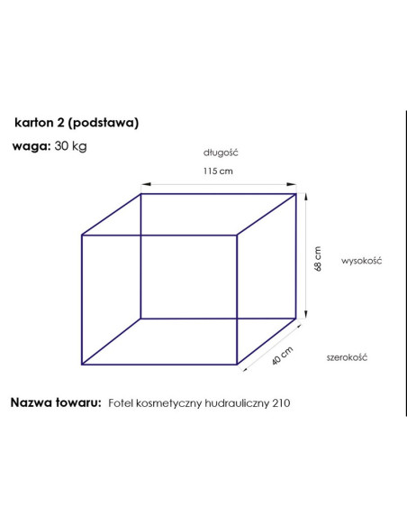 Cosmetic chair hyd. a 210 is white