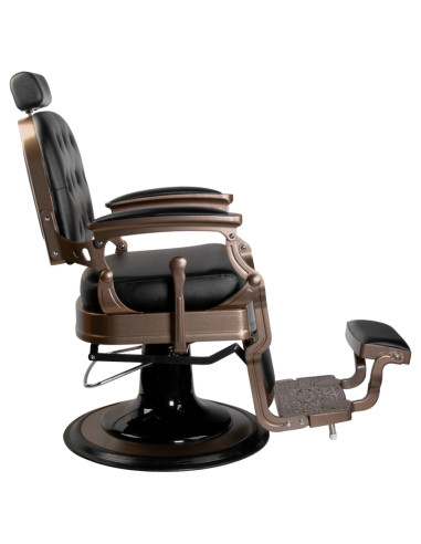 Old Ernesto Black Barber Chair Gabbiano