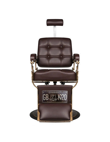Gabbiano barber chair Boss brown