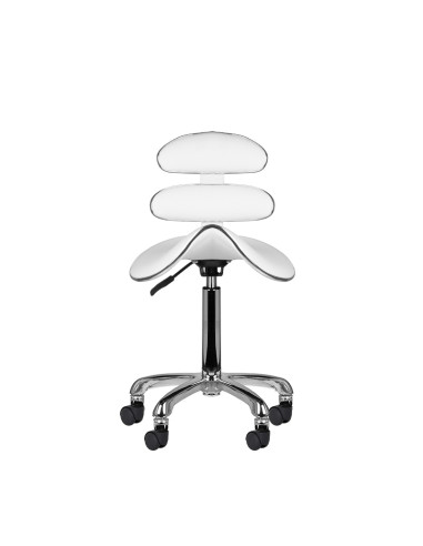 Roll speed am-880 cosmetic stool white