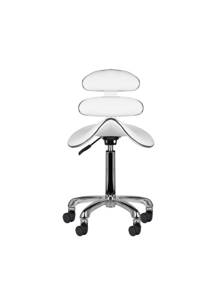 Roll speed am-880 cosmetic stool white
