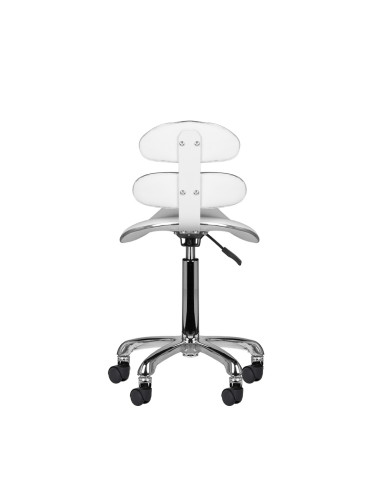 Roll speed am-880 cosmetic stool white