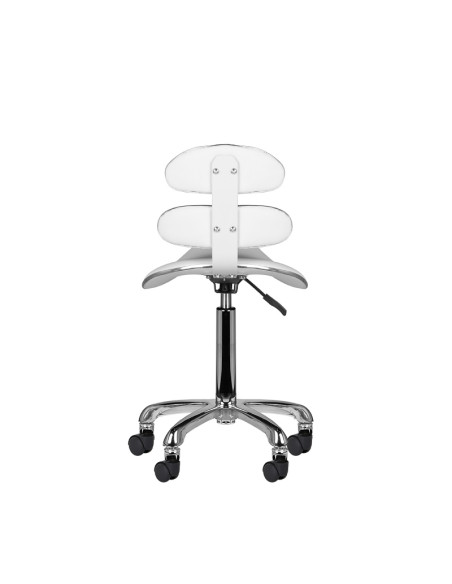 Roll speed am-880 cosmetic stool white