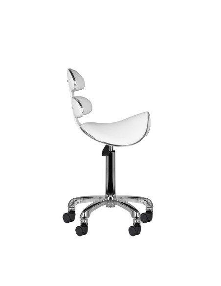 Roll speed am-880 cosmetic stool white