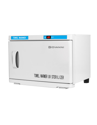 Towel warmer with uv-c 16l sterilizer white