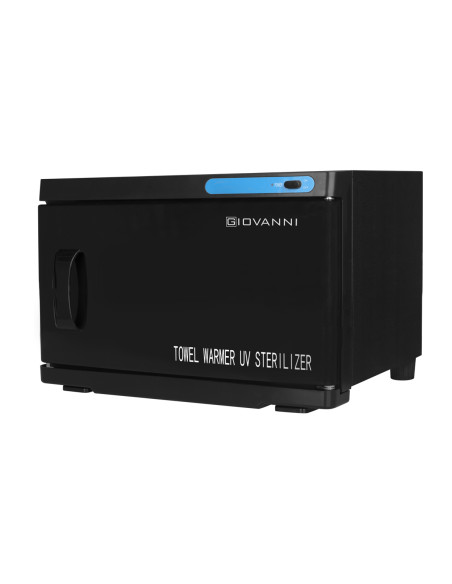 Towel warmer with uv-c 16l black sterilizer