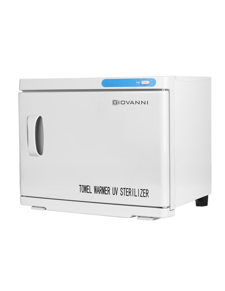 Towel warmer with uv-c 23l sterilizer white