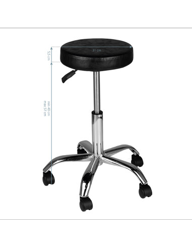 Cosmetic stool am-310 black