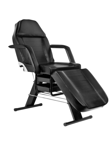 Basic 202 cosmetic chair with trays black 