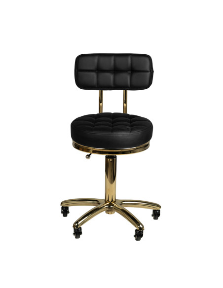 Cosmetic stool gold am-961 black