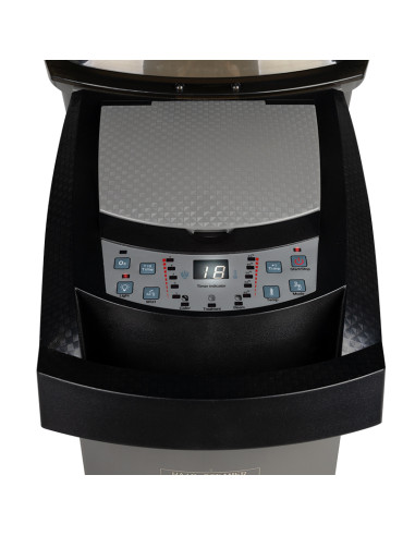 Silver standing hairdressing sauna with active ozone