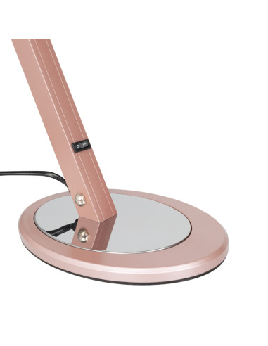 Rose gold slim led desk lamp