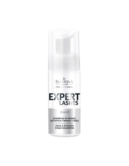 Farmona expert lashes foam shampoo for washing face and eyelashes 100ml