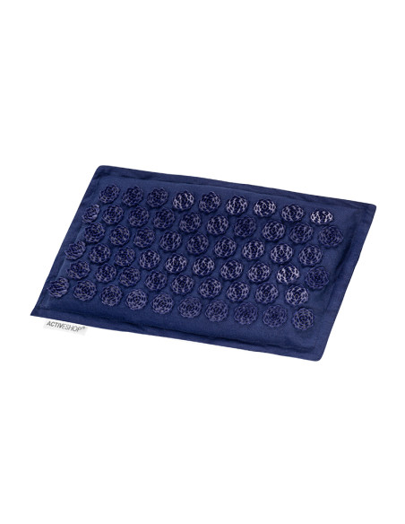 Activfizjo premium natural navy blue acupressure mat with a pillow