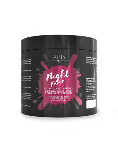 Apis night fever cleansing scrub for the body, hands and feet, 700 g