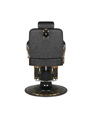 Gabbiano barber chair Boss HD Old Leather black