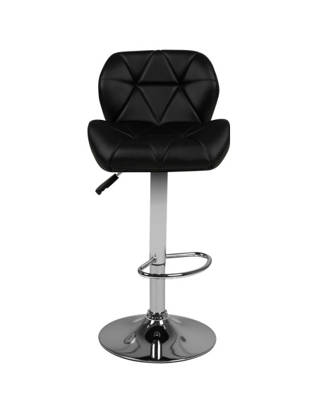 Bar stool m01 quilted adjustable black