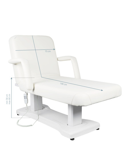 Electric bed massage azzurro 819a 3 strong White