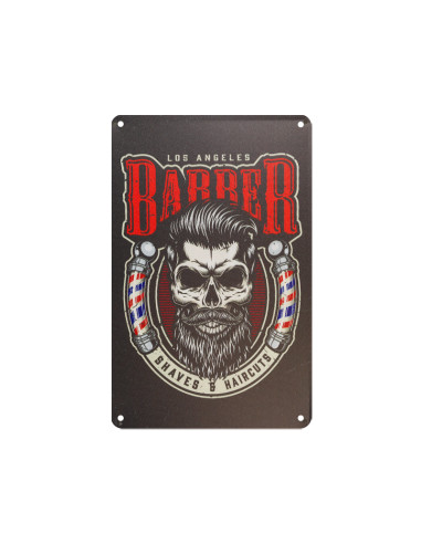Decorative plaque barber b017