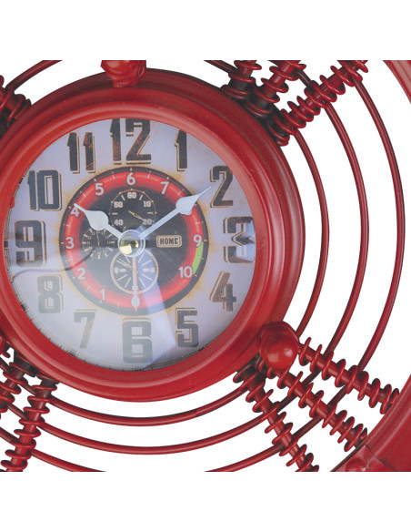 Decoration clock red propeller