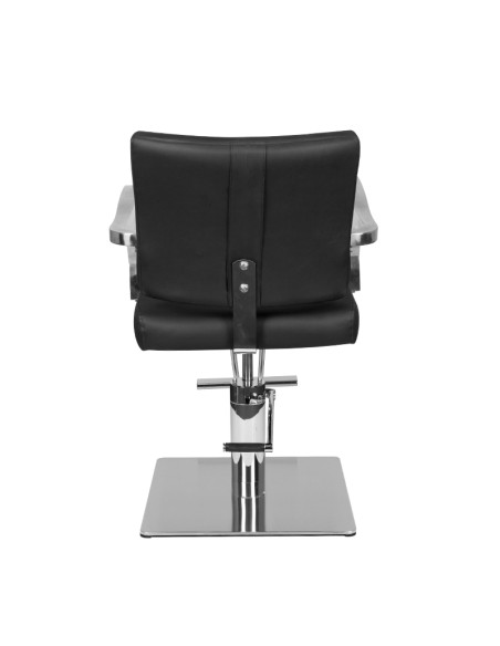 Gabbiano black lyon hairdressing chair