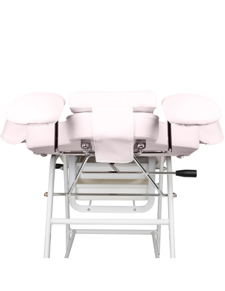 Ivette eyelash treatment chair pink