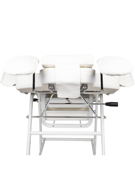 Ivette eyelash treatment chair white