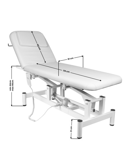 Electric bed massage 079 1 intens. White
