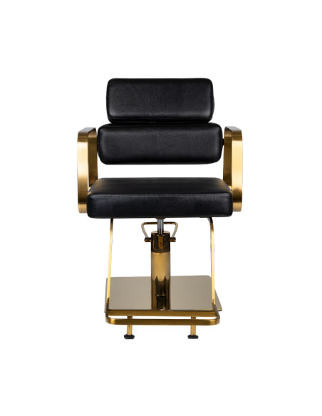 Gabbiano Black Hydraulic Chair porto gold