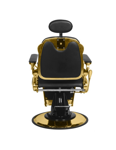 Gabbiano Barber Chair Grancesco black and gold